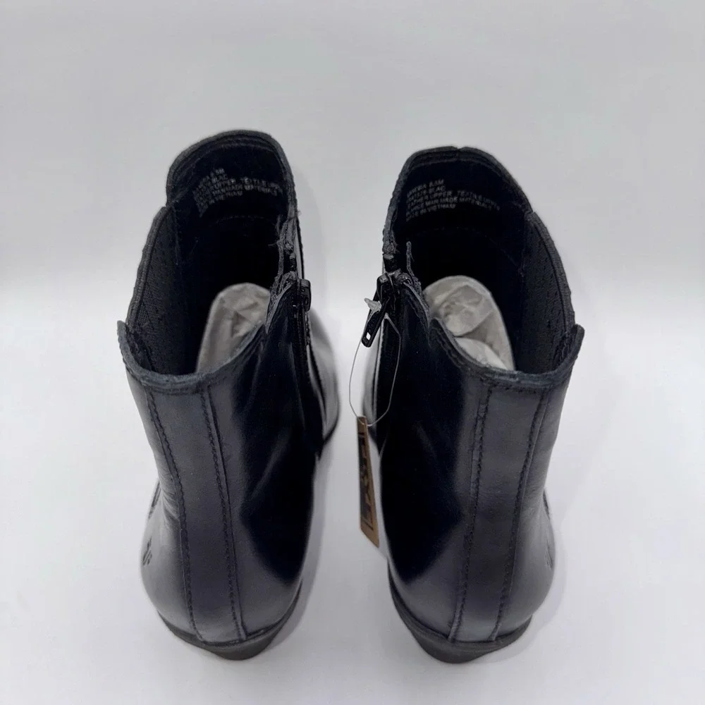 Frye Sandra Boots Women's Size 8.5 Black‎ Leather Bootie